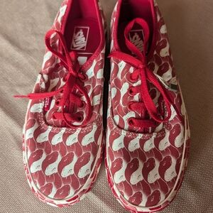 Vans x Opening Ceremony Red and White Sneakers